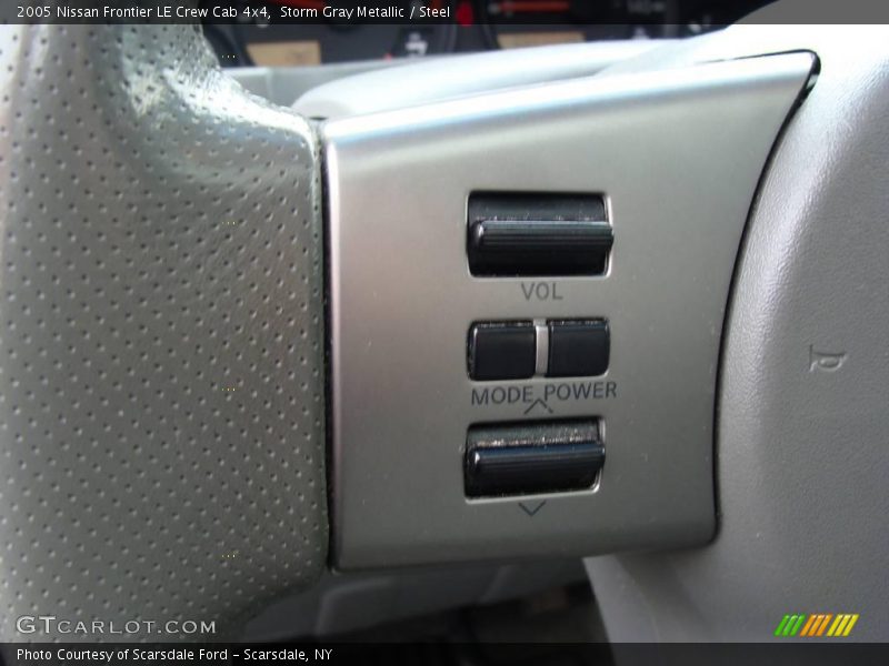 Storm Gray Metallic / Steel 2005 Nissan Frontier LE Crew Cab 4x4