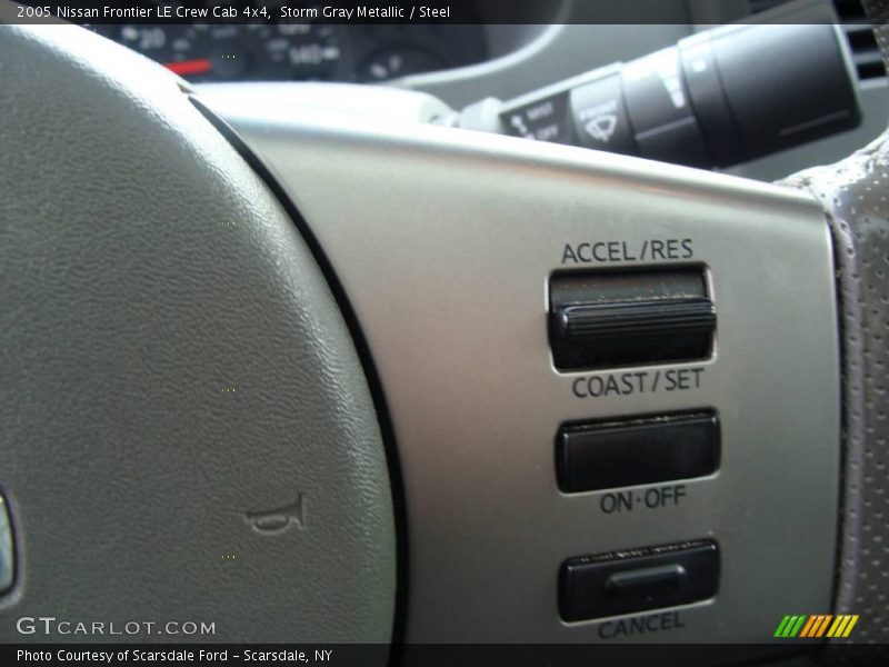 Storm Gray Metallic / Steel 2005 Nissan Frontier LE Crew Cab 4x4