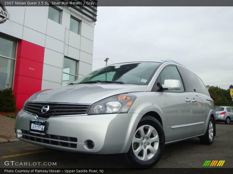 Silver Mist Metallic / Gray 2007 Nissan Quest 3.5 SL