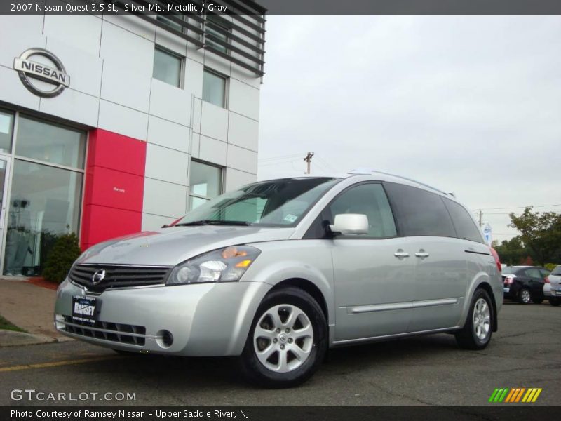 Silver Mist Metallic / Gray 2007 Nissan Quest 3.5 SL