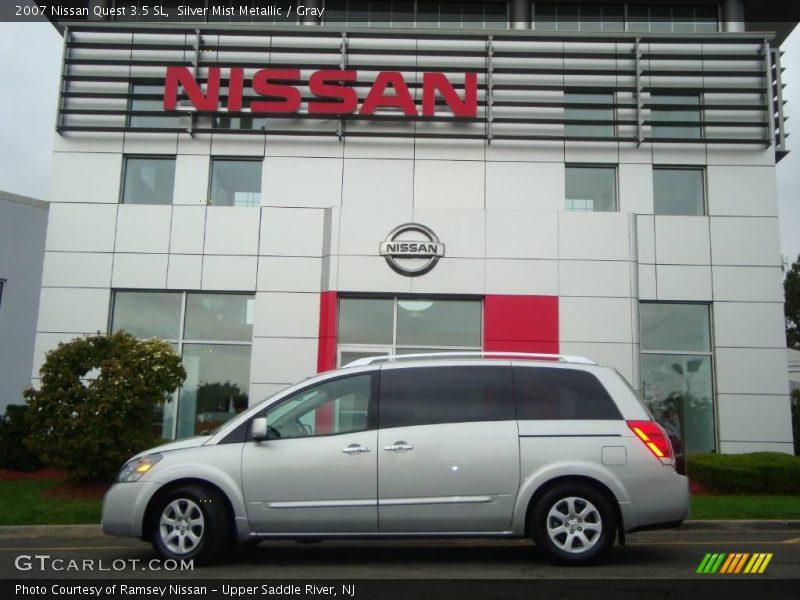 Silver Mist Metallic / Gray 2007 Nissan Quest 3.5 SL