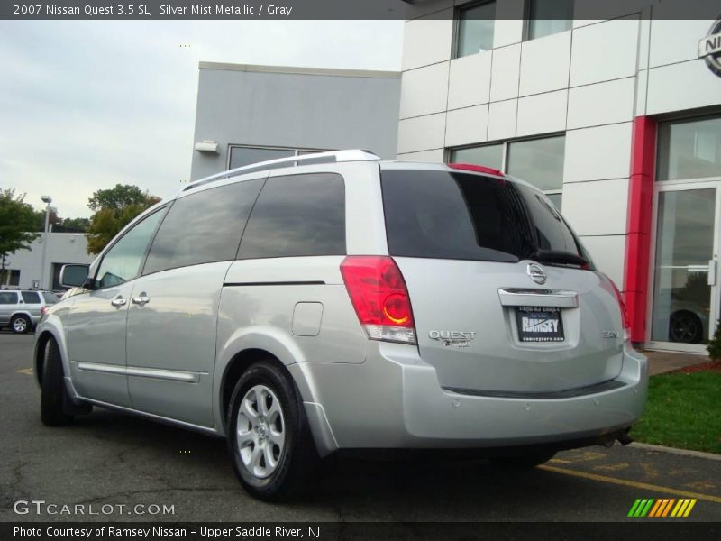 Silver Mist Metallic / Gray 2007 Nissan Quest 3.5 SL