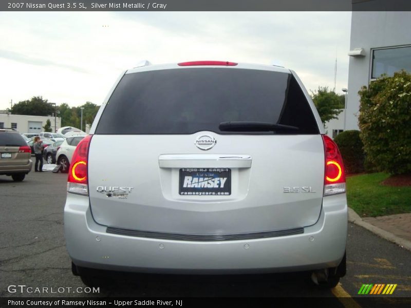 Silver Mist Metallic / Gray 2007 Nissan Quest 3.5 SL