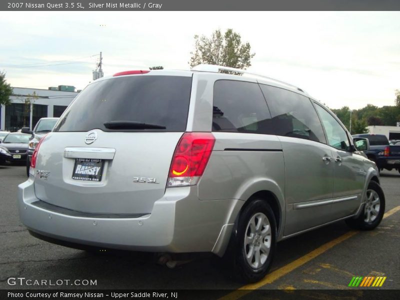 Silver Mist Metallic / Gray 2007 Nissan Quest 3.5 SL