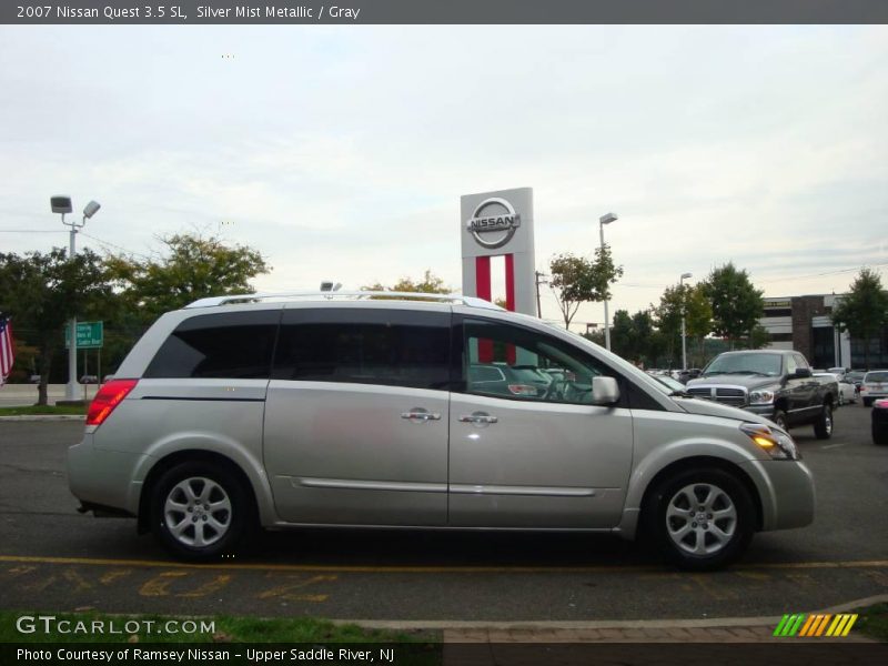 Silver Mist Metallic / Gray 2007 Nissan Quest 3.5 SL