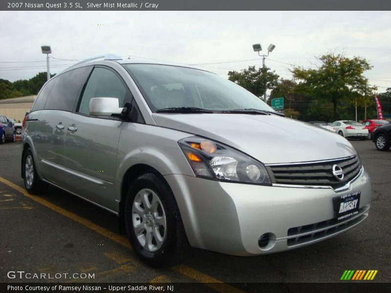 Silver Mist Metallic / Gray 2007 Nissan Quest 3.5 SL