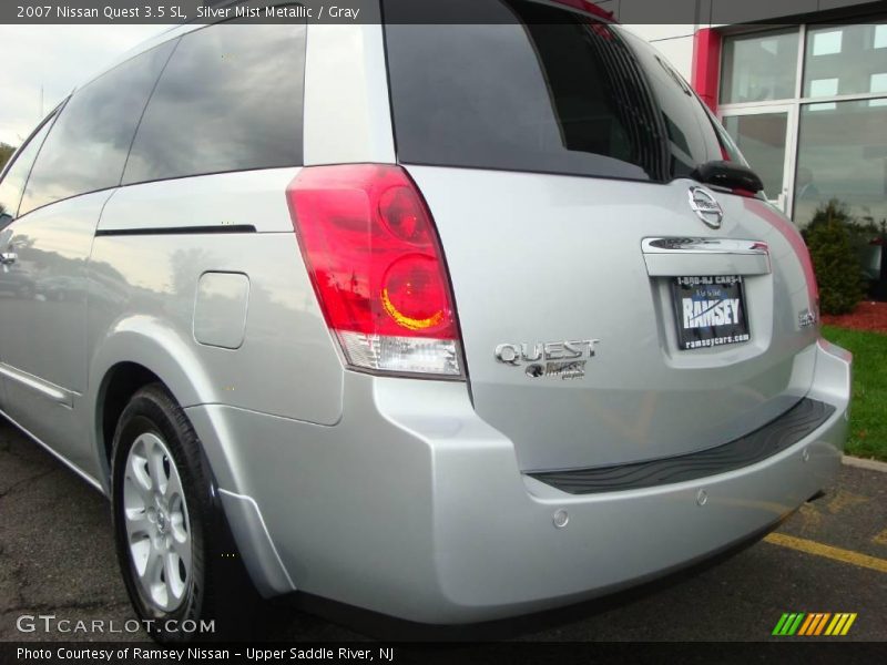 Silver Mist Metallic / Gray 2007 Nissan Quest 3.5 SL