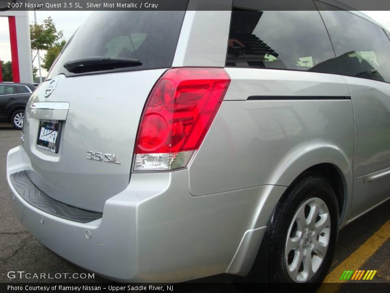 Silver Mist Metallic / Gray 2007 Nissan Quest 3.5 SL