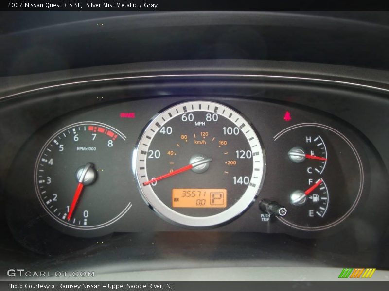 Silver Mist Metallic / Gray 2007 Nissan Quest 3.5 SL