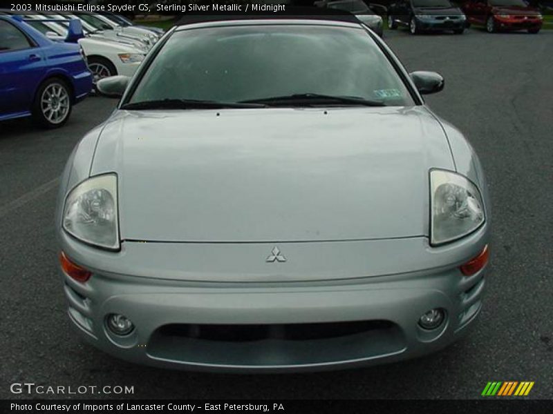 Sterling Silver Metallic / Midnight 2003 Mitsubishi Eclipse Spyder GS