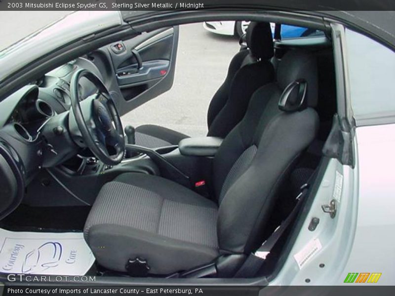 Sterling Silver Metallic / Midnight 2003 Mitsubishi Eclipse Spyder GS