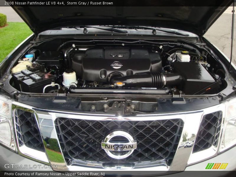 Storm Gray / Russet Brown 2008 Nissan Pathfinder LE V8 4x4