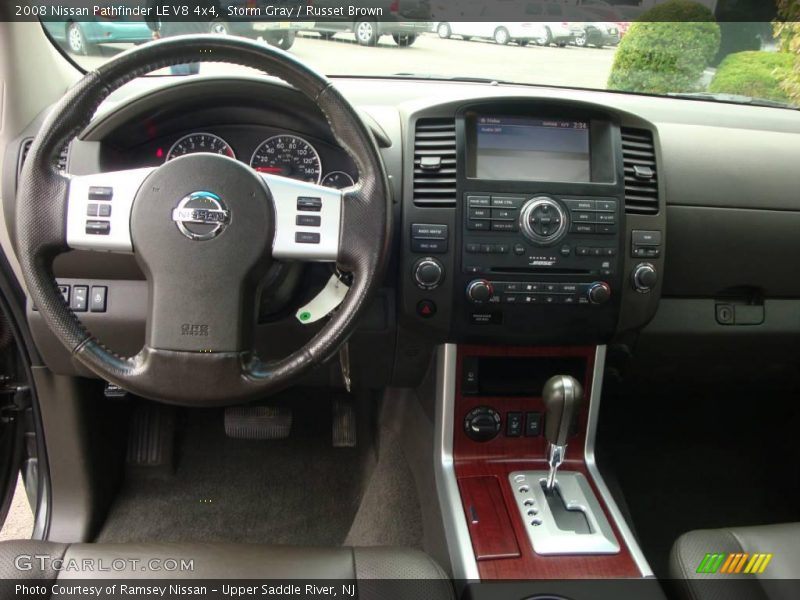 Storm Gray / Russet Brown 2008 Nissan Pathfinder LE V8 4x4