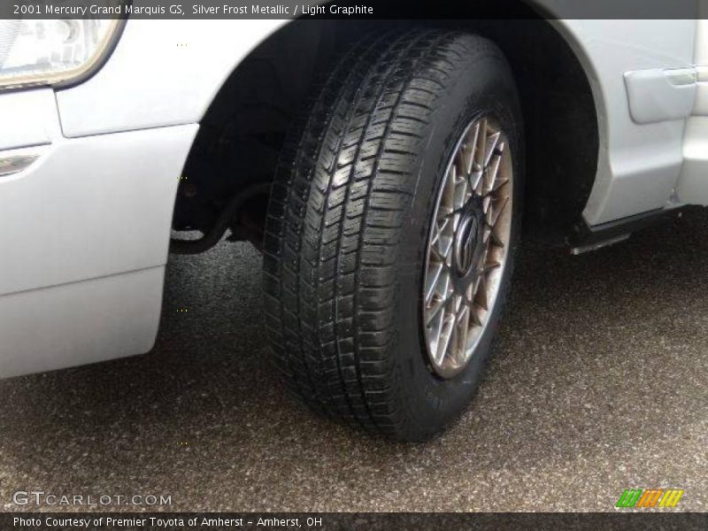 Silver Frost Metallic / Light Graphite 2001 Mercury Grand Marquis GS
