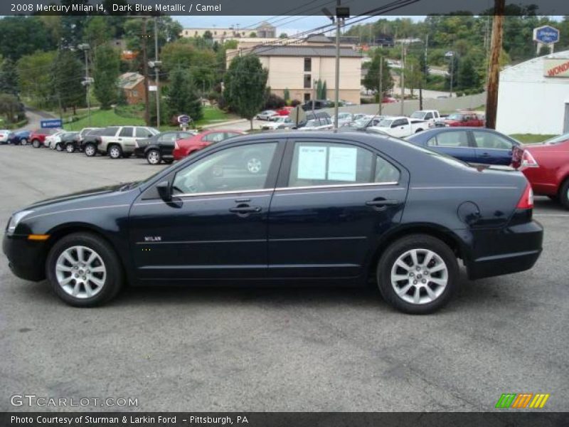 Dark Blue Metallic / Camel 2008 Mercury Milan I4