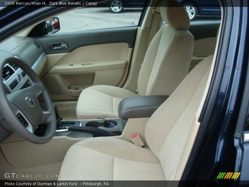 Dark Blue Metallic / Camel 2008 Mercury Milan I4