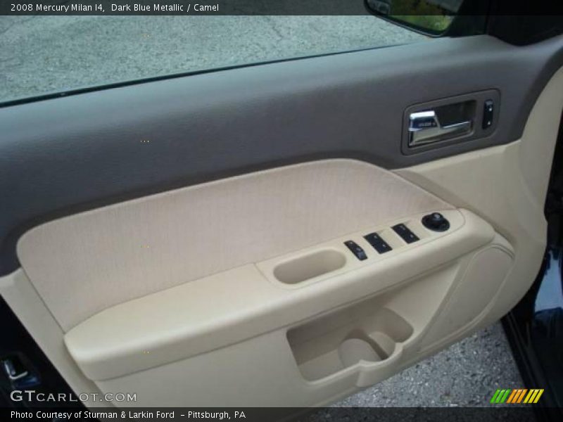 Dark Blue Metallic / Camel 2008 Mercury Milan I4
