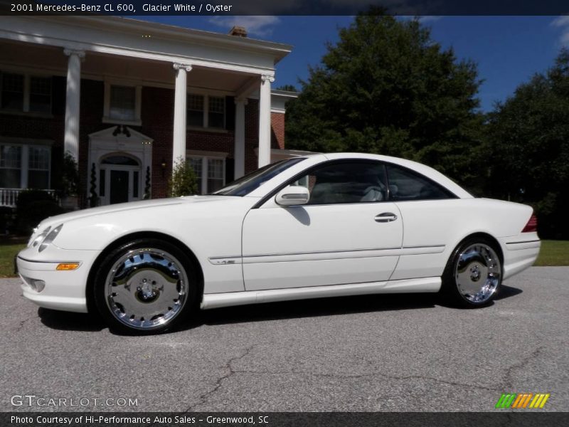 Glacier White / Oyster 2001 Mercedes-Benz CL 600