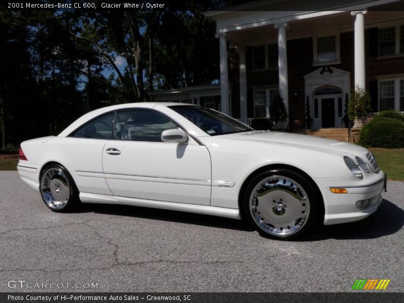 Glacier White / Oyster 2001 Mercedes-Benz CL 600