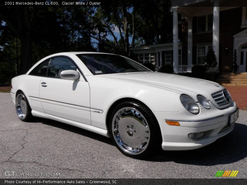 Glacier White / Oyster 2001 Mercedes-Benz CL 600