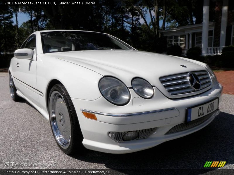 Glacier White / Oyster 2001 Mercedes-Benz CL 600