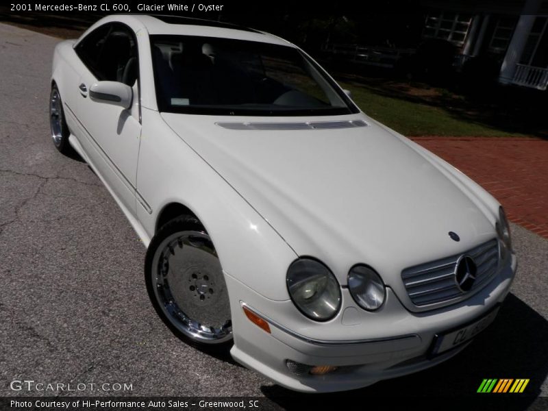 Glacier White / Oyster 2001 Mercedes-Benz CL 600