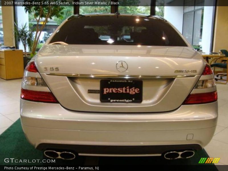 Iridium Silver Metallic / Black 2007 Mercedes-Benz S 65 AMG Sedan