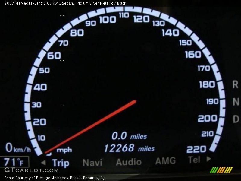 Iridium Silver Metallic / Black 2007 Mercedes-Benz S 65 AMG Sedan