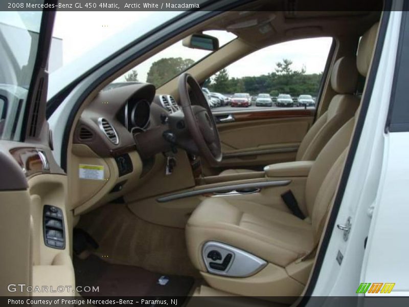 Arctic White / Macadamia 2008 Mercedes-Benz GL 450 4Matic