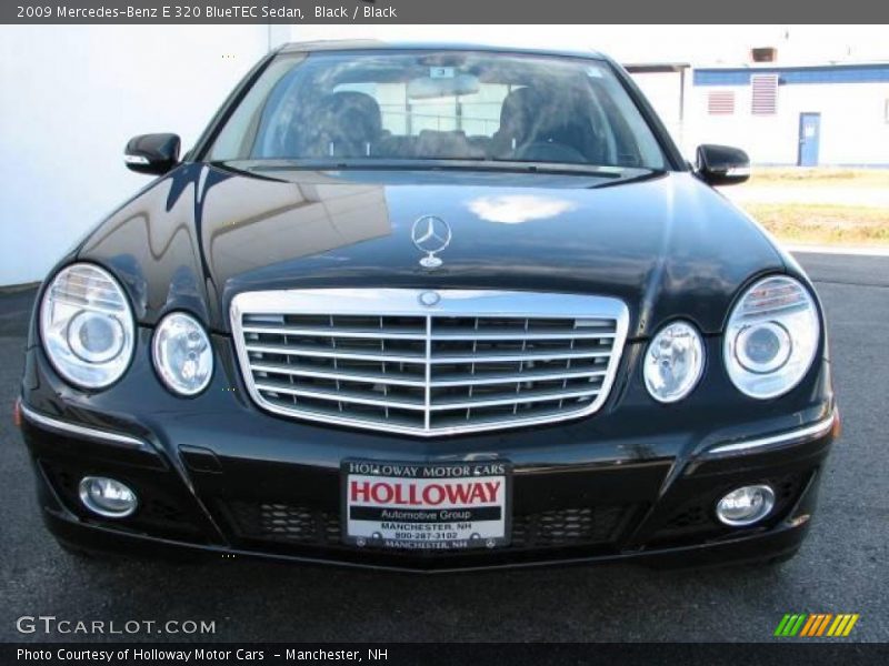 Black / Black 2009 Mercedes-Benz E 320 BlueTEC Sedan