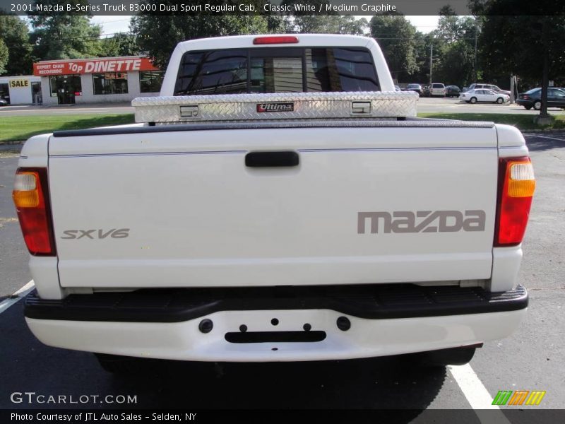 Classic White / Medium Graphite 2001 Mazda B-Series Truck B3000 Dual Sport Regular Cab