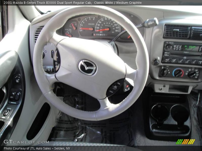 Classic White / Medium Graphite 2001 Mazda B-Series Truck B3000 Dual Sport Regular Cab