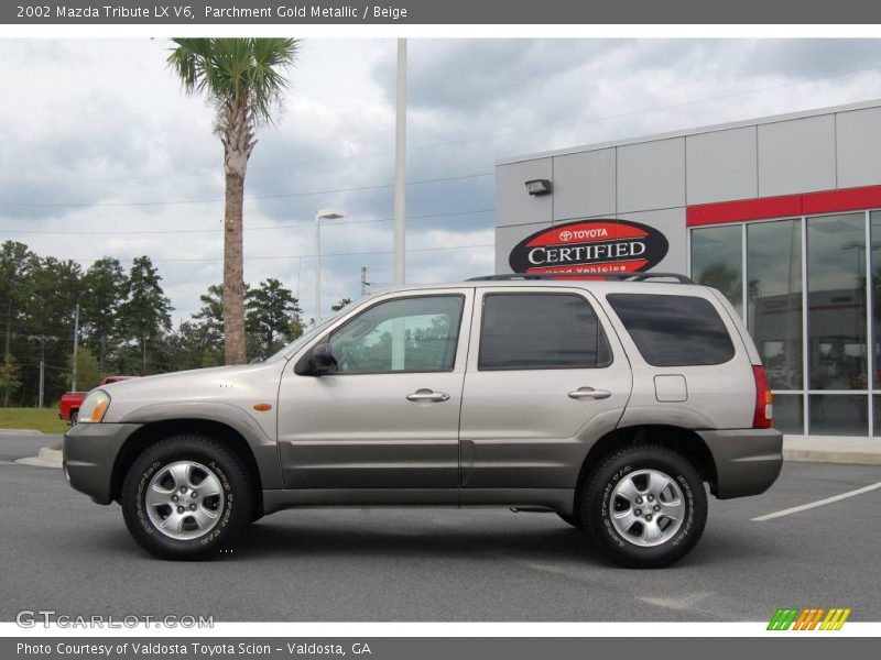 Parchment Gold Metallic / Beige 2002 Mazda Tribute LX V6
