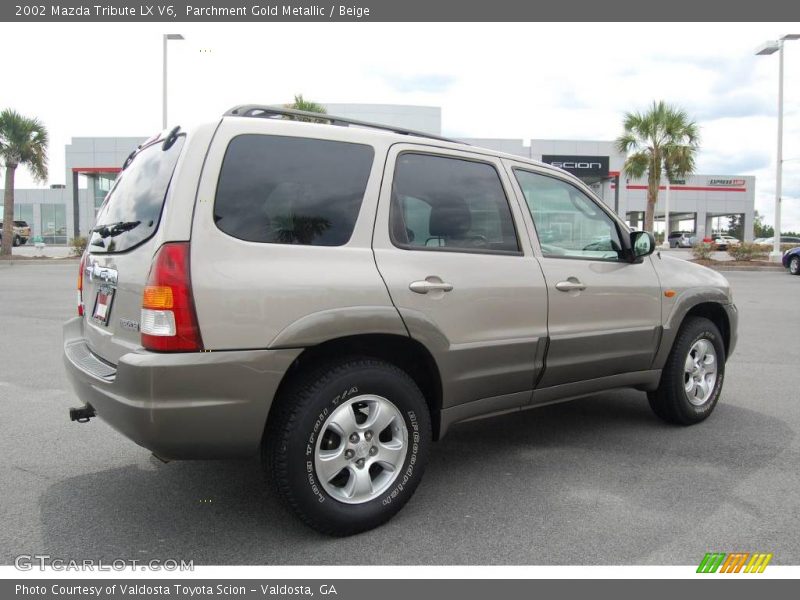 Parchment Gold Metallic / Beige 2002 Mazda Tribute LX V6