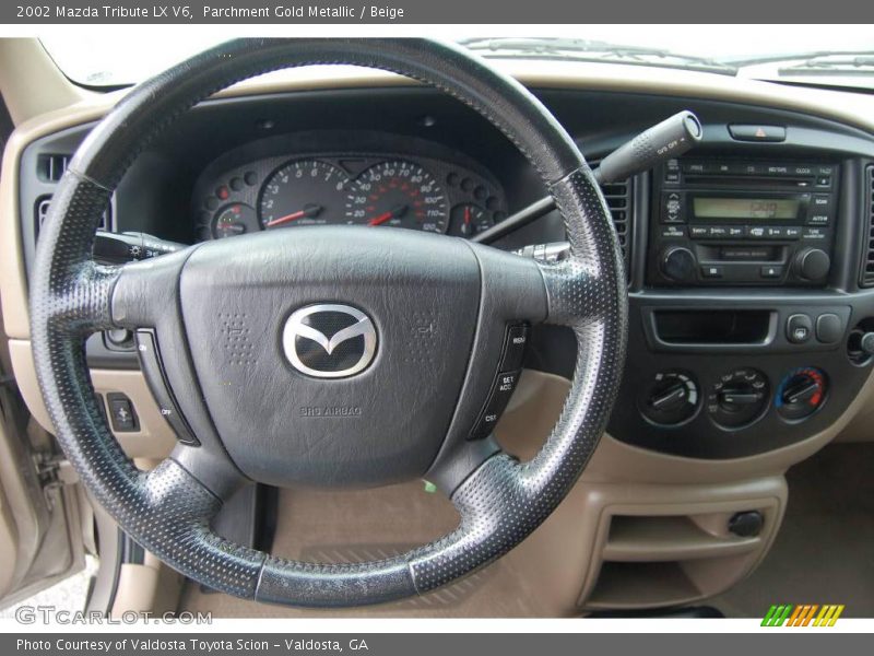 Parchment Gold Metallic / Beige 2002 Mazda Tribute LX V6