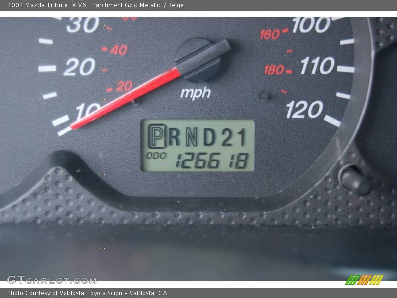 Parchment Gold Metallic / Beige 2002 Mazda Tribute LX V6