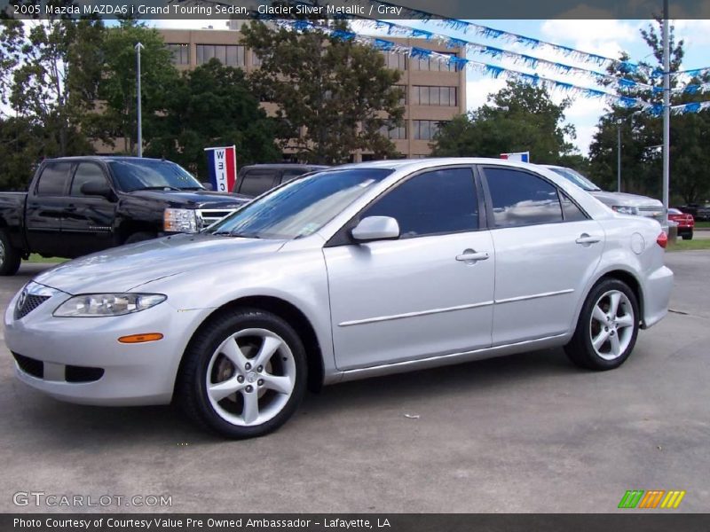 Glacier Silver Metallic / Gray 2005 Mazda MAZDA6 i Grand Touring Sedan
