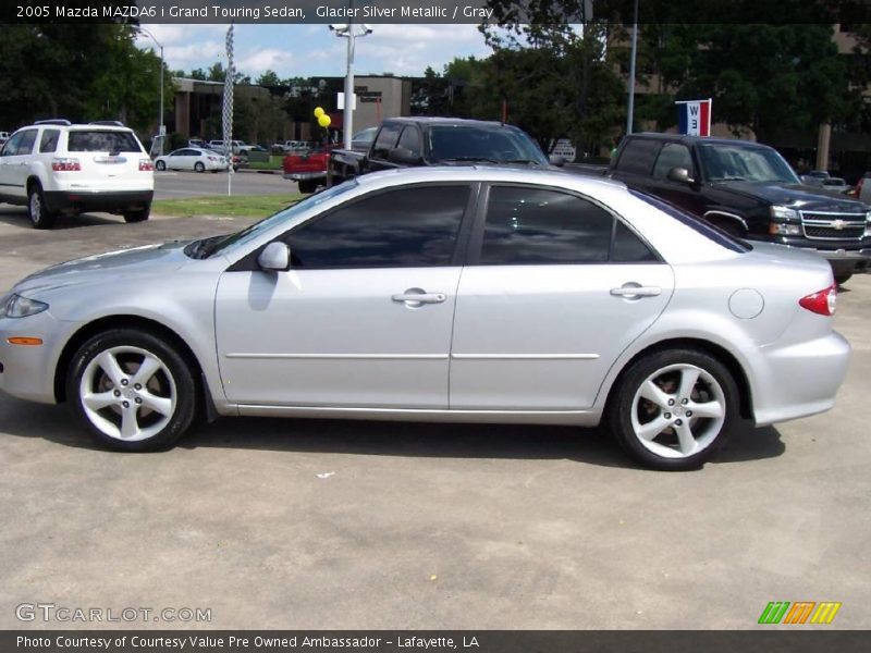 Glacier Silver Metallic / Gray 2005 Mazda MAZDA6 i Grand Touring Sedan
