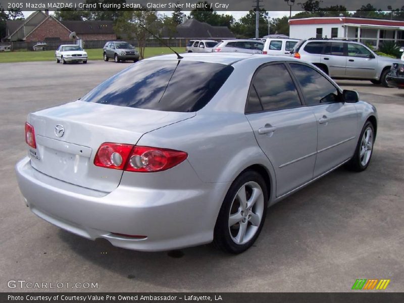 Glacier Silver Metallic / Gray 2005 Mazda MAZDA6 i Grand Touring Sedan