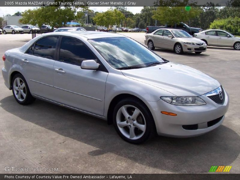 Glacier Silver Metallic / Gray 2005 Mazda MAZDA6 i Grand Touring Sedan