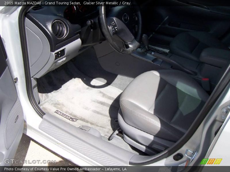 Glacier Silver Metallic / Gray 2005 Mazda MAZDA6 i Grand Touring Sedan