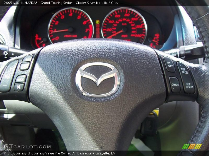 Glacier Silver Metallic / Gray 2005 Mazda MAZDA6 i Grand Touring Sedan