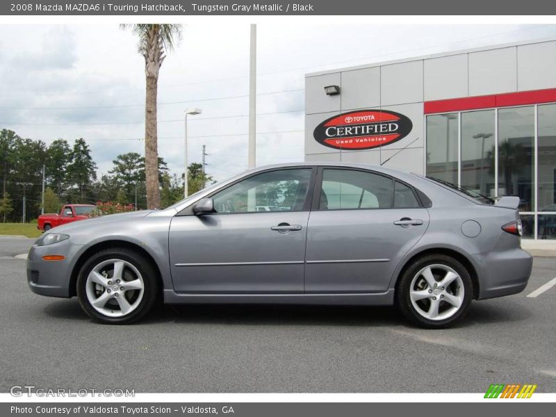 Tungsten Gray Metallic / Black 2008 Mazda MAZDA6 i Touring Hatchback