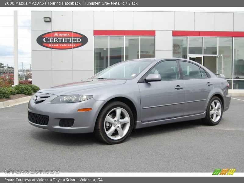 Tungsten Gray Metallic / Black 2008 Mazda MAZDA6 i Touring Hatchback