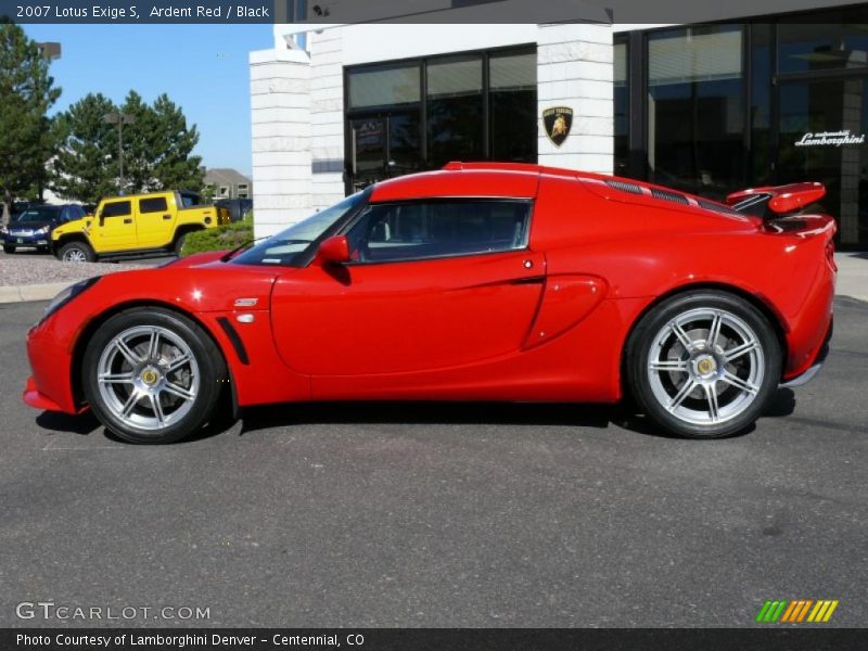  2007 Exige S Ardent Red