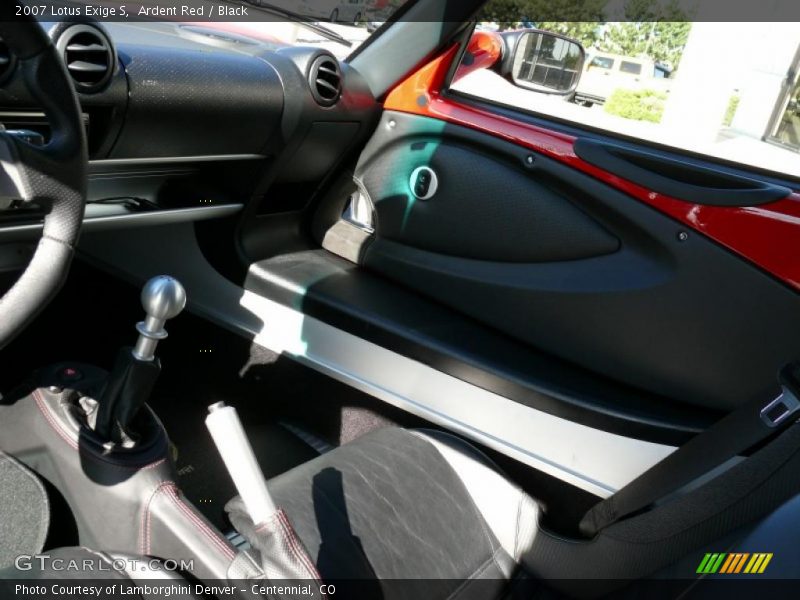 Ardent Red / Black 2007 Lotus Exige S