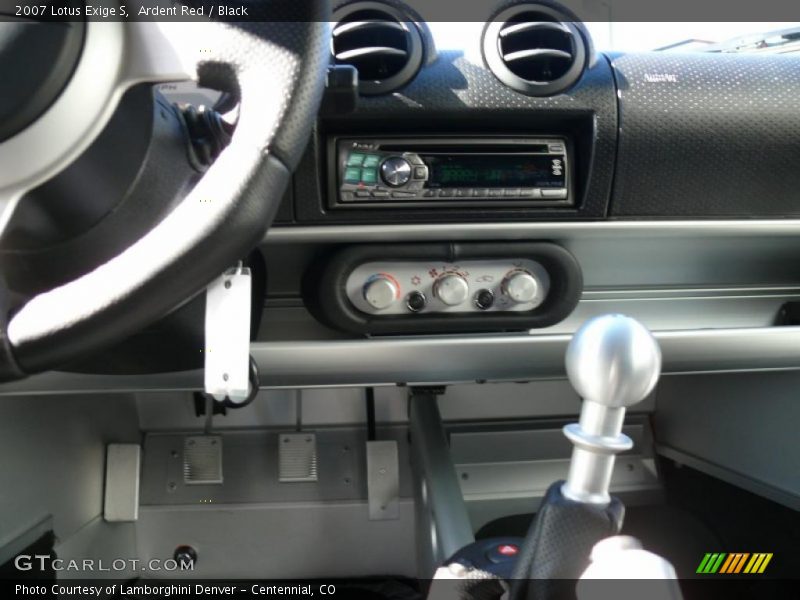 Controls of 2007 Exige S