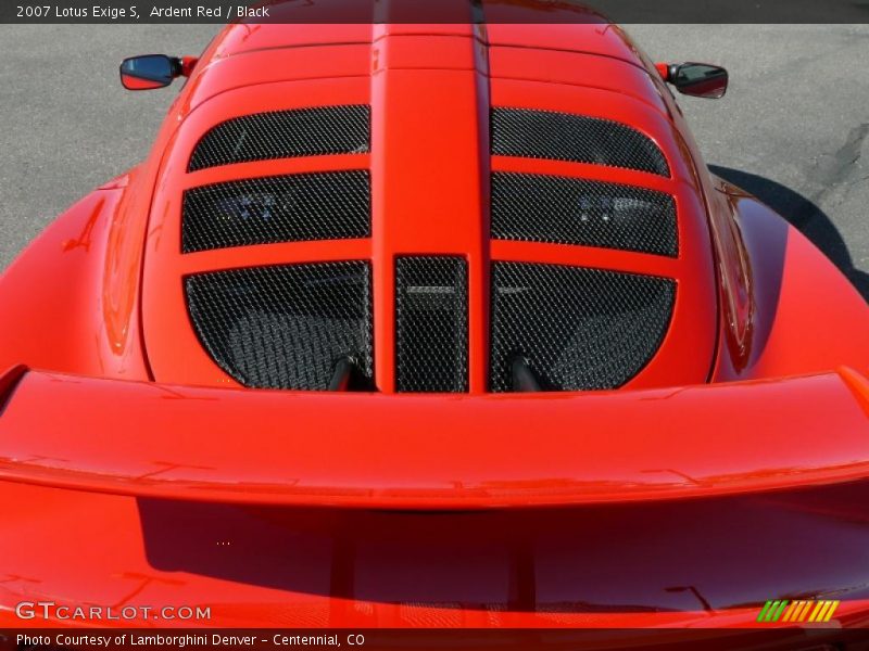 Ardent Red / Black 2007 Lotus Exige S
