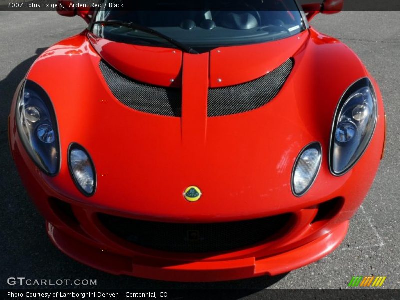 Ardent Red / Black 2007 Lotus Exige S