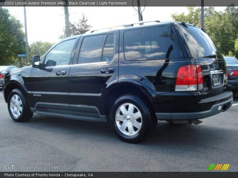 Black Clearcoat / Light Parchment 2003 Lincoln Aviator Premium AWD